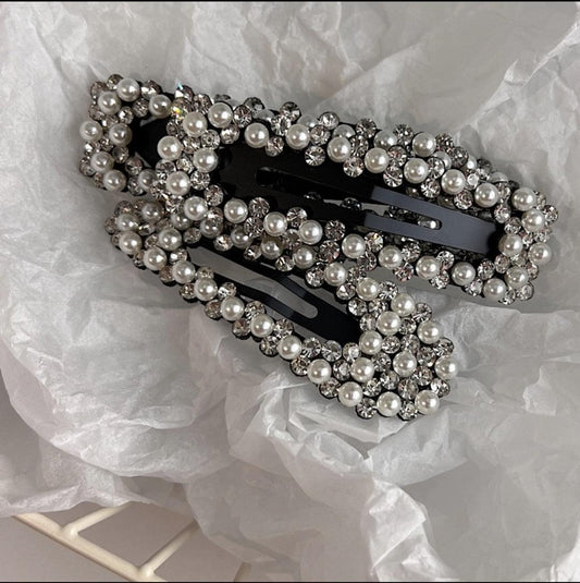 FASHION PEARL RHINESTONES HAIRPIN