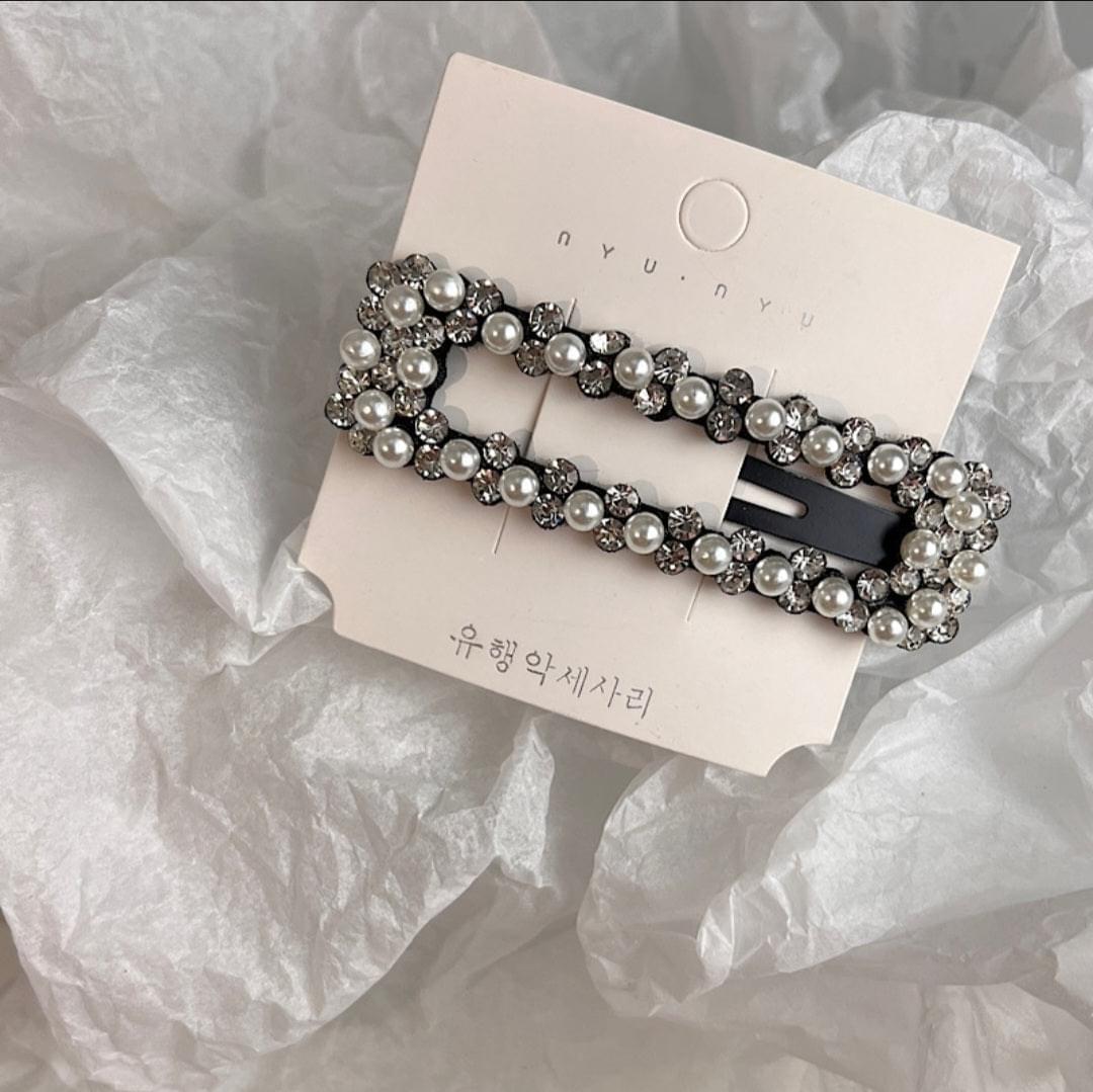 FASHION PEARL RHINESTONES HAIRPIN