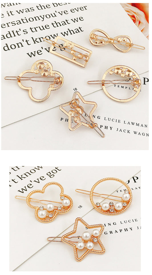 Stilig hårspenne med perler