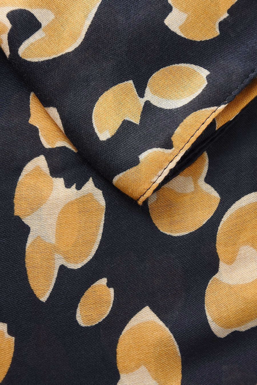 Skjerf lang Sort Gul | Youtrend