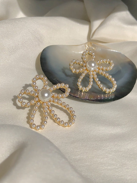 Nydelige øredobber med perler