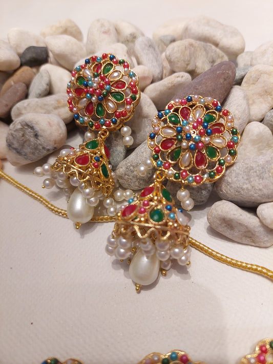 MULTIFARGET ZIRKON SMYKKESETT