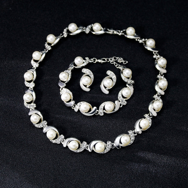 Smykkesett med perler