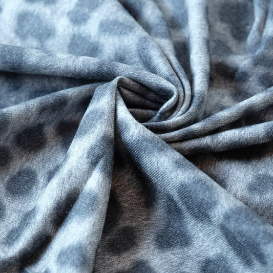 Skjerf Cashmere grå leopard | Youtrend