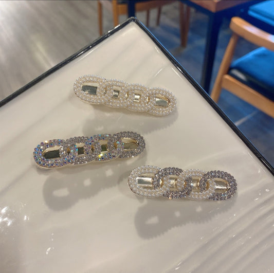 PEARL RHINESTONE HÅRPYNT