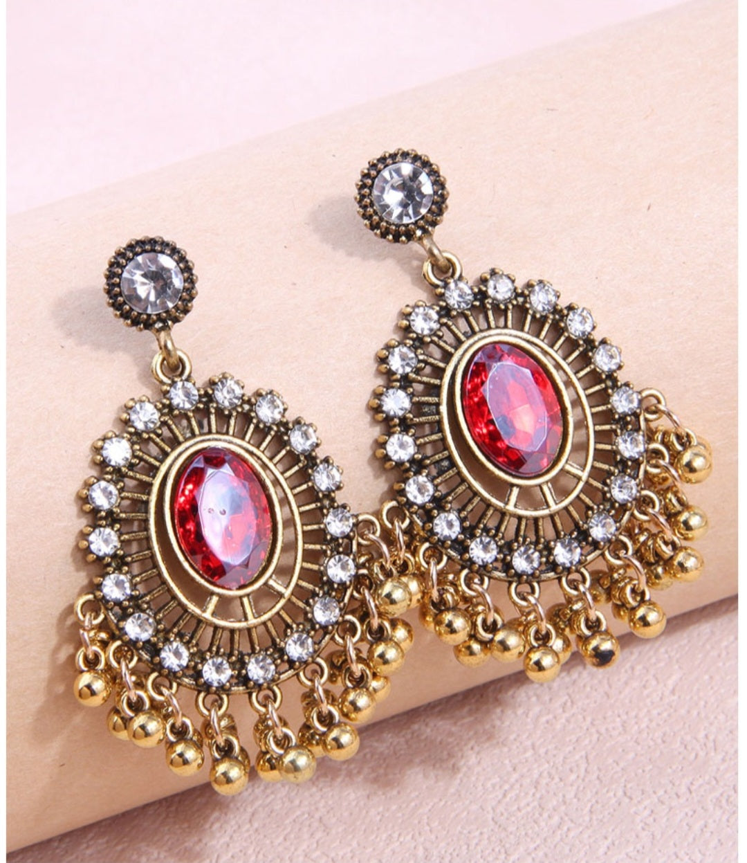 RETRO TASSEL ALLOY ØREPYNT