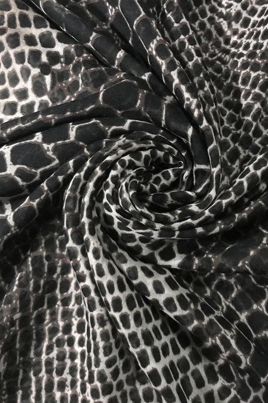 Skjerf Snake print Blå | Youtrend