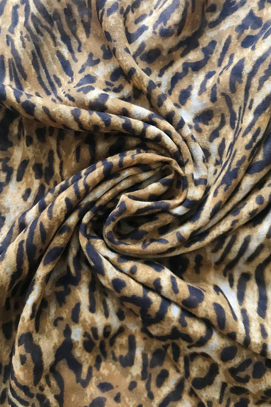 Skjerf Safari Leopard print Camel | Youtrend