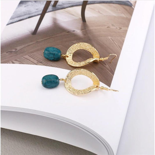 Øredobber Hoop Turkis | Youtrend