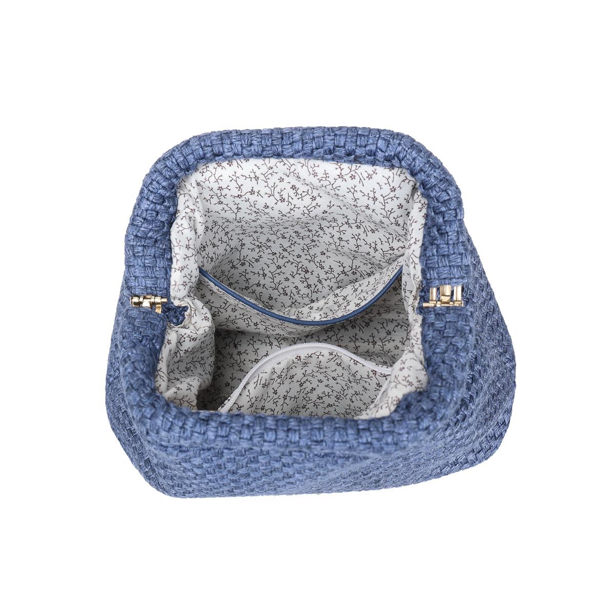 MATHILDE CLUTCH-KONGEBLÅ