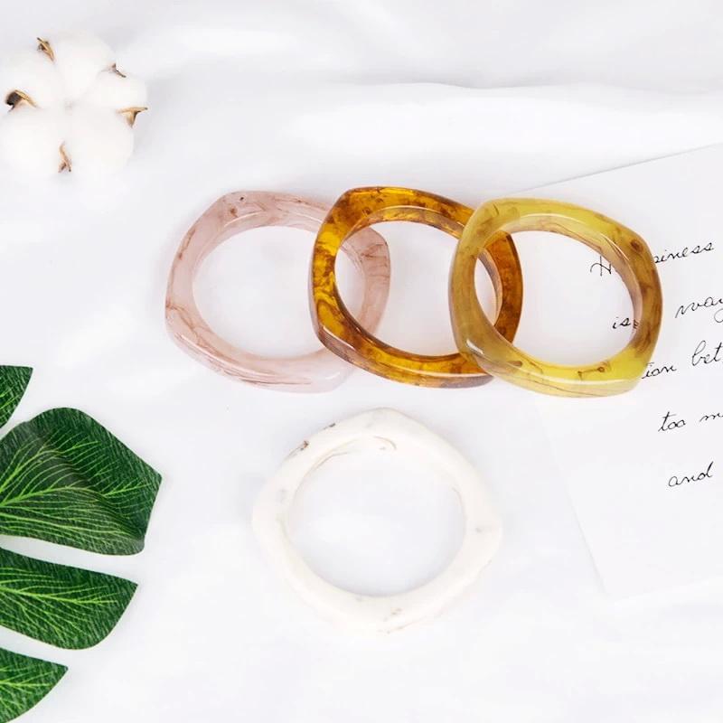 Armring Acrylic Firkant