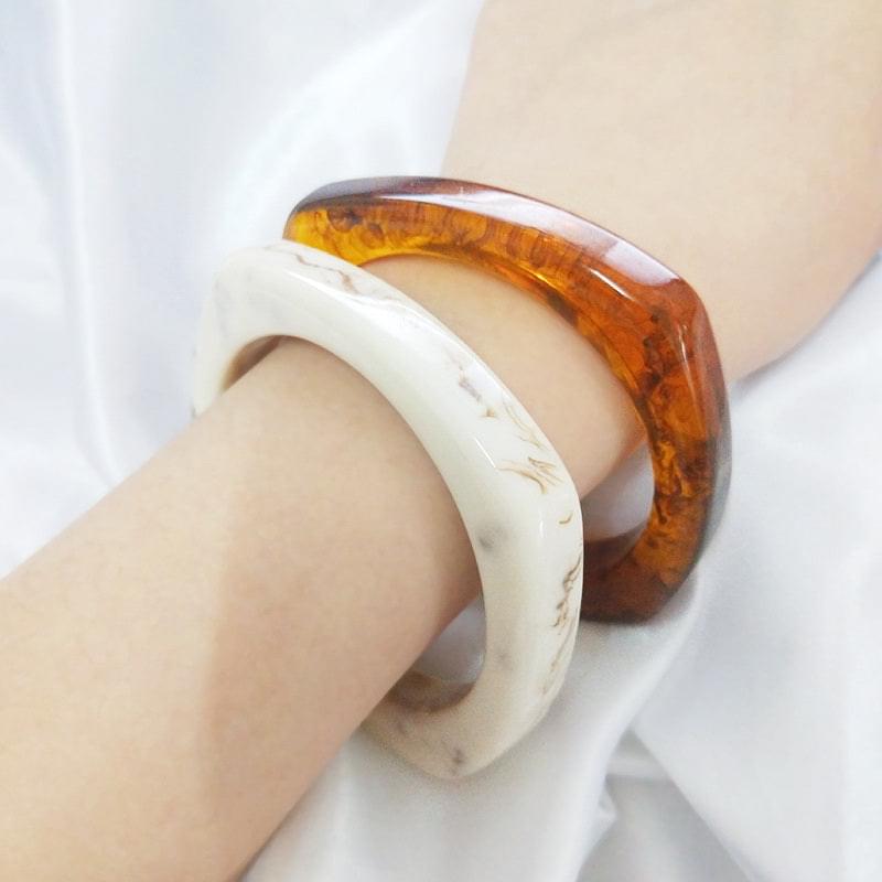 Armring Acrylic Firkant