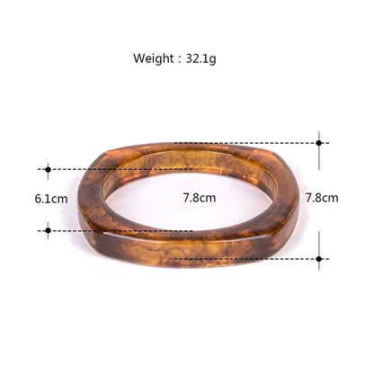 Armring Acrylic Firkant