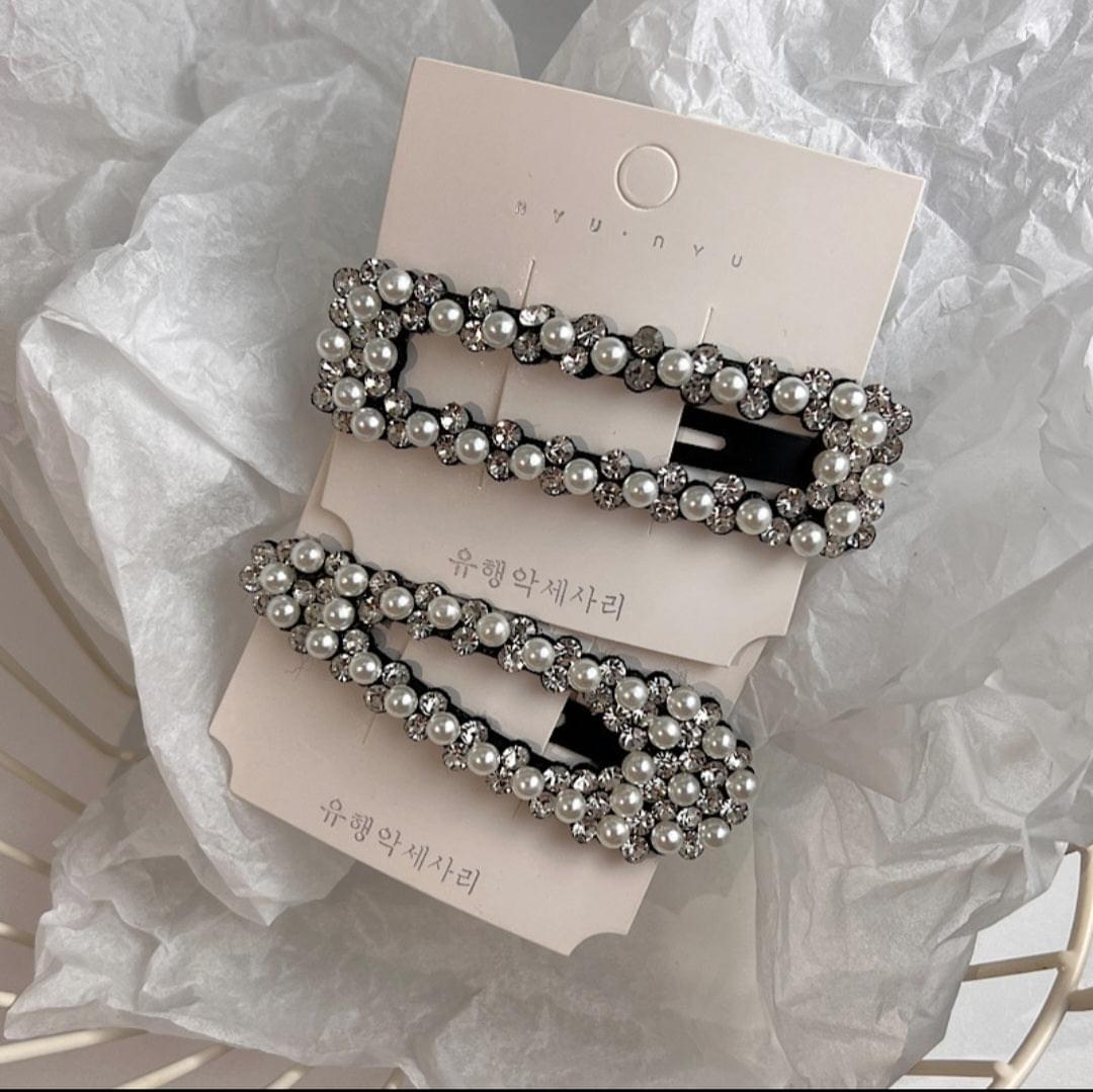 FASHION PEARL RHINESTONES HAIRPIN
