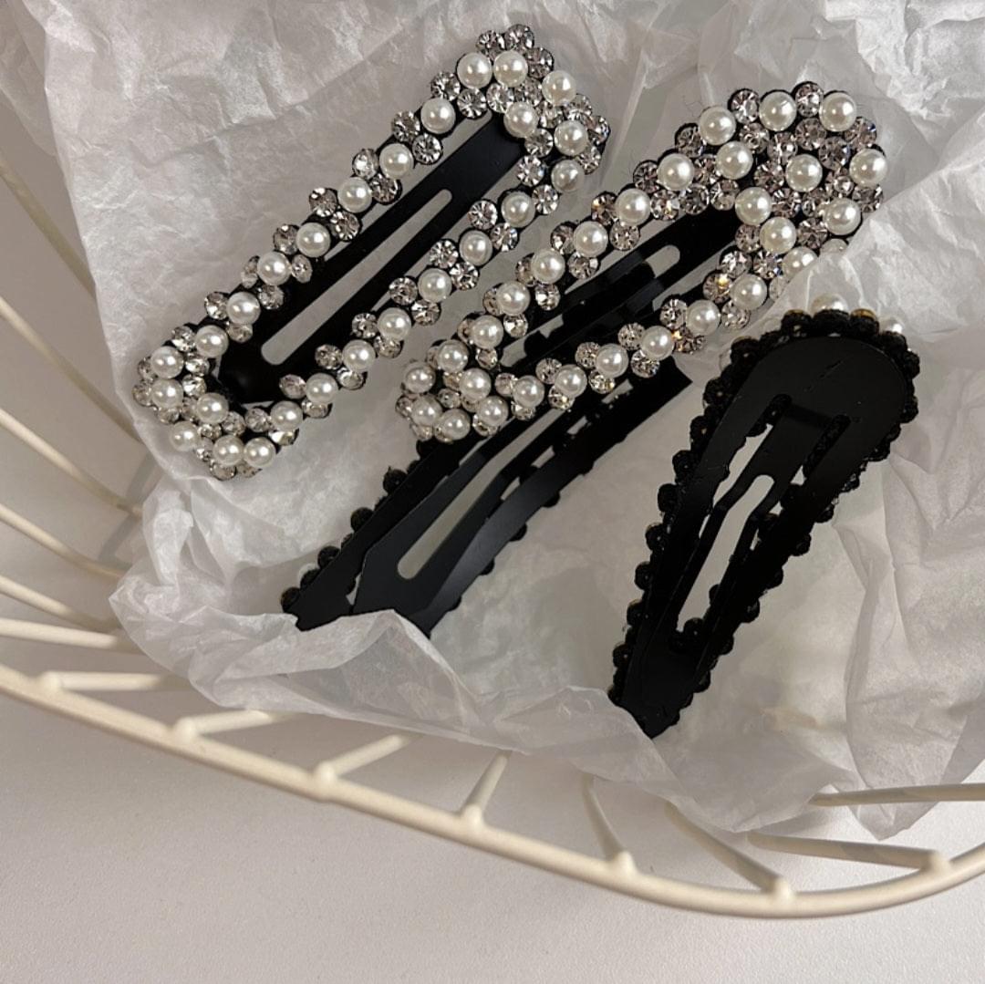FASHION PEARL RHINESTONES HAIRPIN