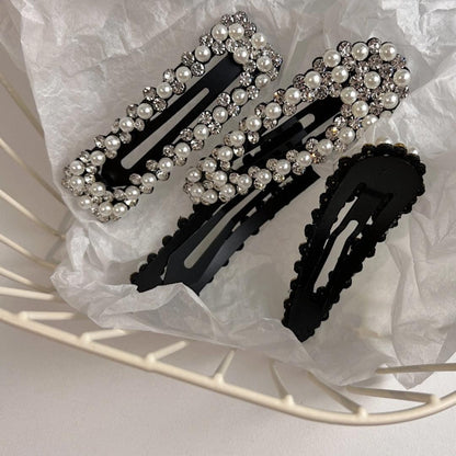 FASHION PEARL RHINESTONES HAIRPIN