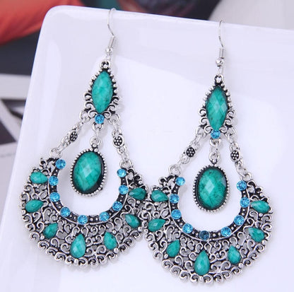 ALLOY DRÅPEFORMET ØREPYNT