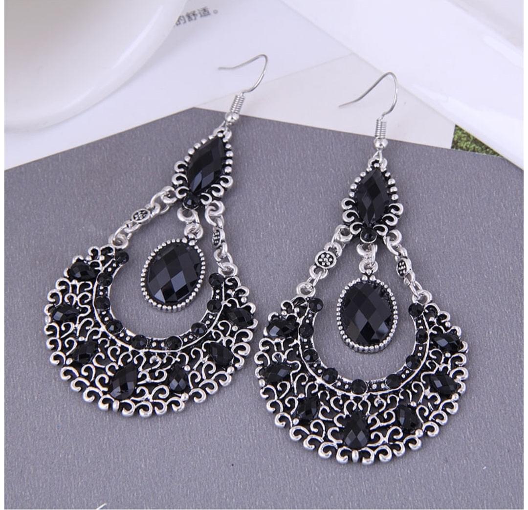 ALLOY DRÅPEFORMET ØREPYNT