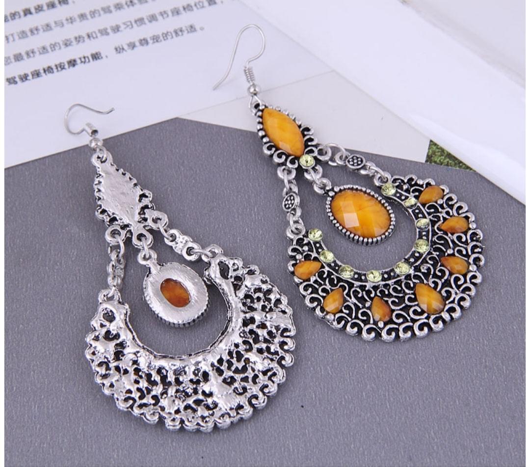 ALLOY DRÅPEFORMET ØREPYNT