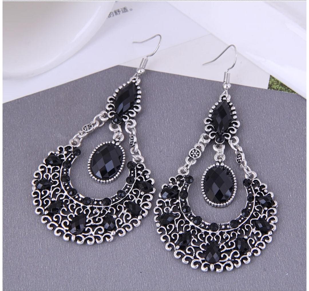 ALLOY DRÅPEFORMET ØREPYNT