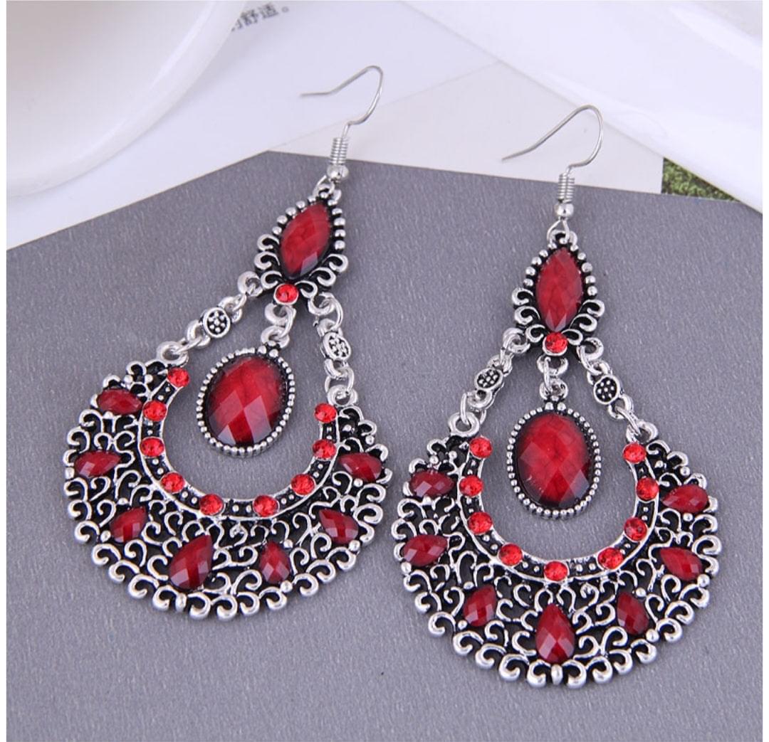 ALLOY DRÅPEFORMET ØREPYNT