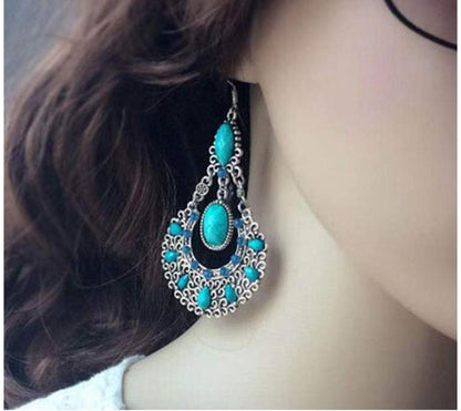 ALLOY DRÅPEFORMET ØREPYNT