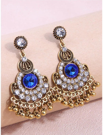 BLUE TASSEL DROP ØREPYNT