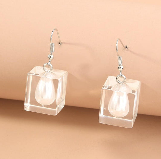 AKRYL TRANSPARENT ØREPYNT