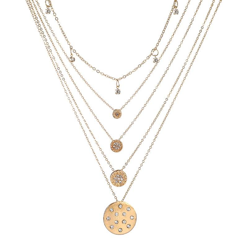 Halskjede med mynter og stener | Youtrend