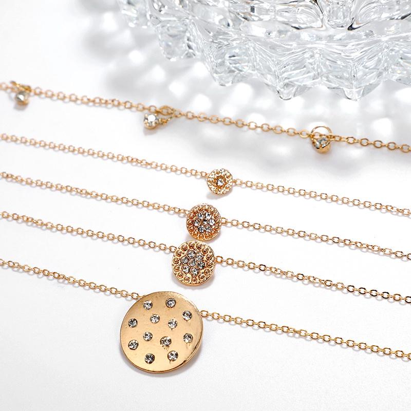 Halskjede med mynter og stener | Youtrend