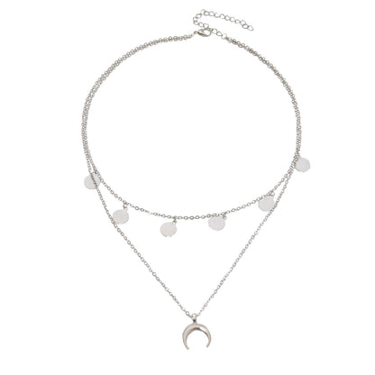 Halskjede med mynter og horn | Youtrend