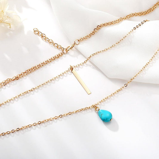 Halskjede med Stav og Sten | Youtrend