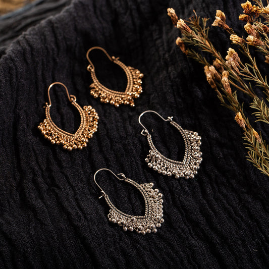 Nydelig ørepynt i indisk stil