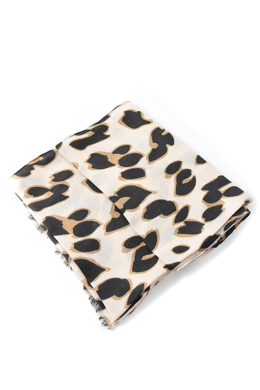 Skjerf lang Creme Sort | Youtrend