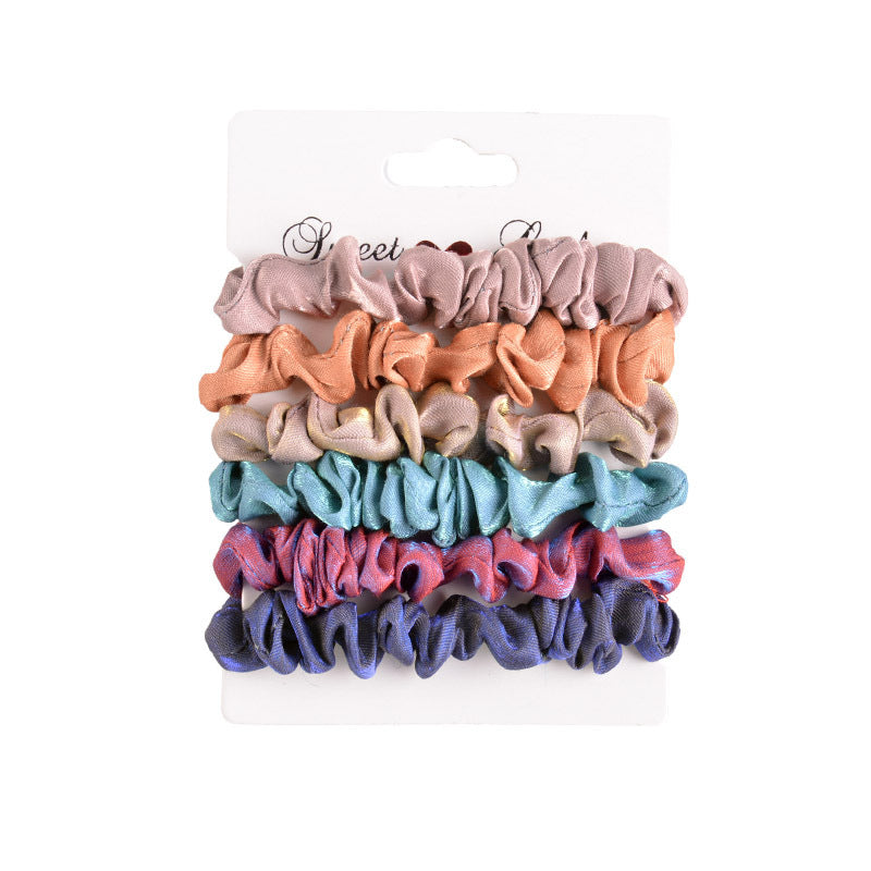 VELOUR SCRUNCHIES I 5 PK