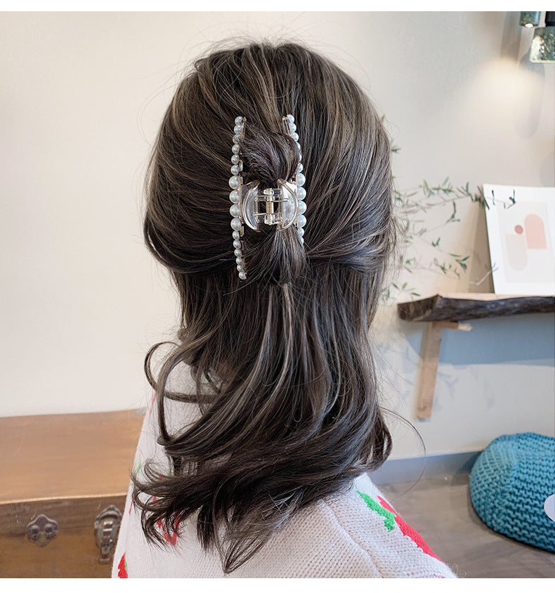 Hårklype med perler