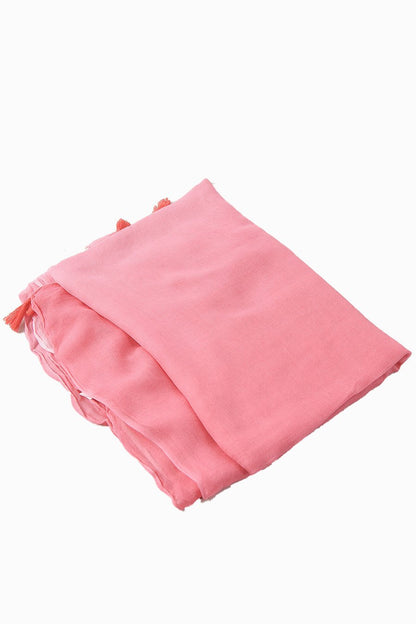 SKJERF I ROSA OG HVIT FARGE