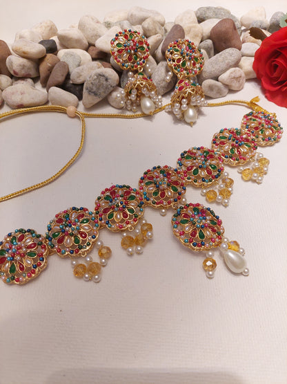 MULTIFARGET ZIRKON SMYKKESETT