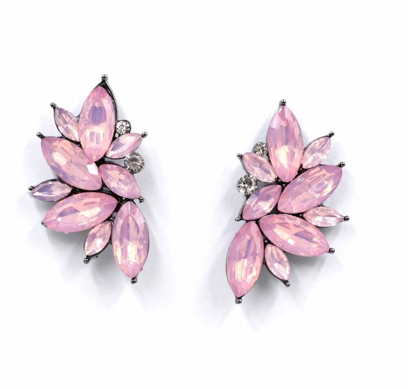 Øredobber Charm Rhinestone Pink | Youtrend