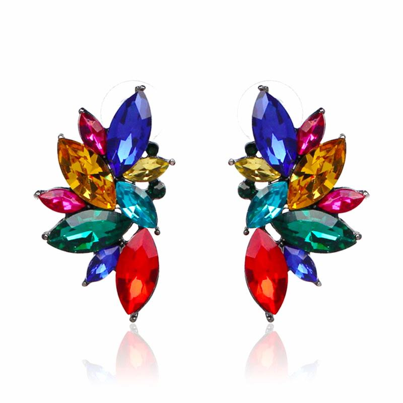 Øredobber Charm Rhinestone Mix colors | Youtrend