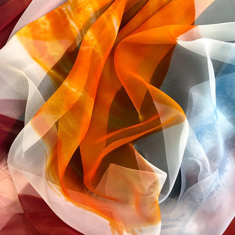 Luxus Chiffon skjerf i mix farger. | Youtrend