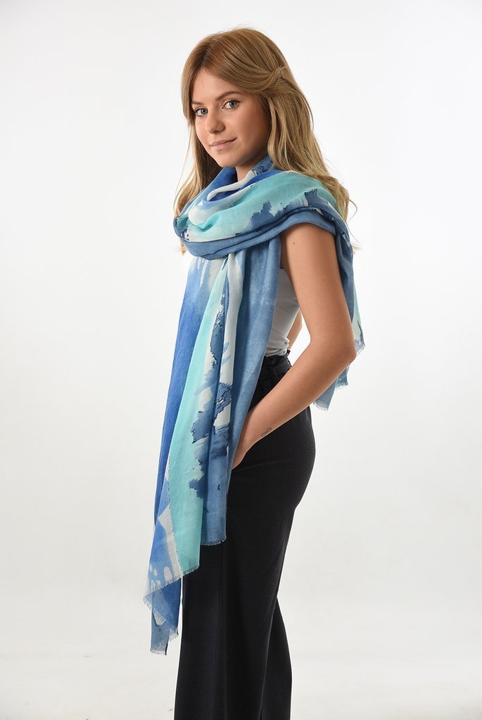 Skjerf lang blå | Youtrend