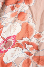 Kimono Pink Oriental Floral Lang | Youtrend
