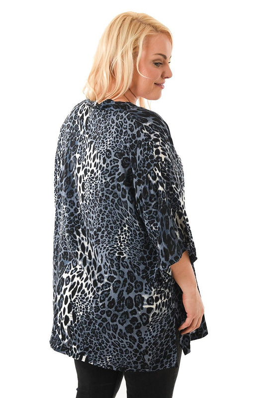 Kimono Blå snake skin | Youtrend