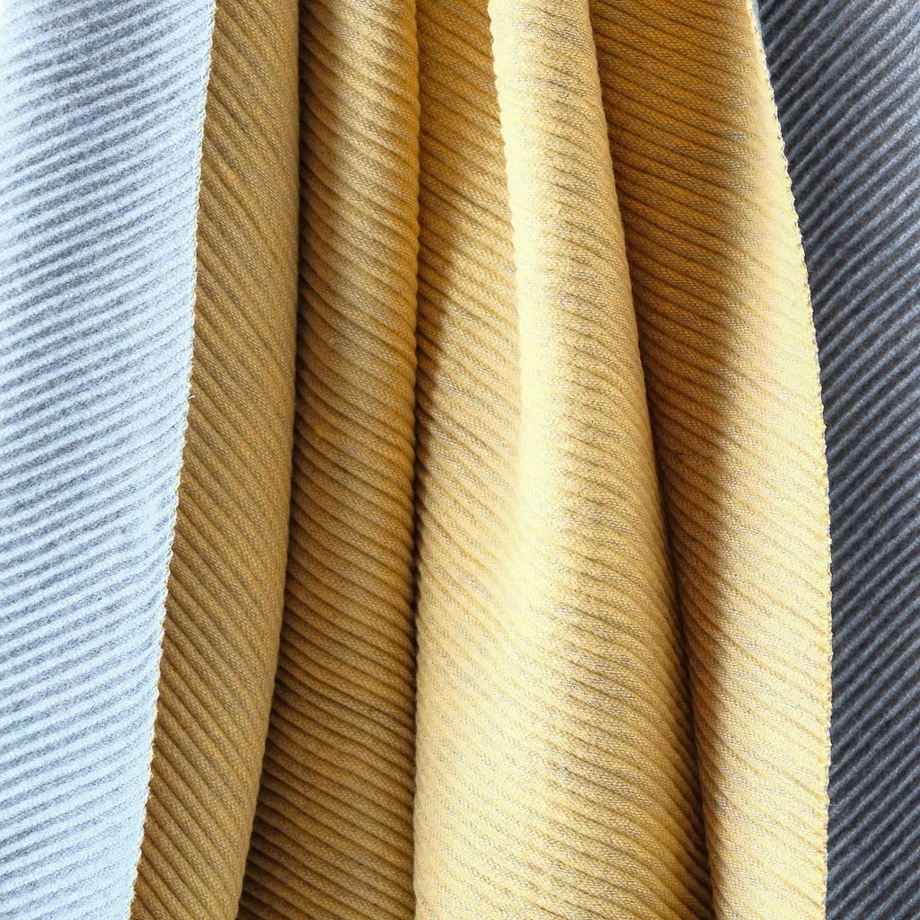 Skjerf soft gul/grå | Youtrend