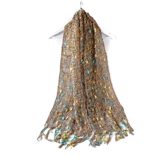 Thai skjerf med Puff brun | Youtrend