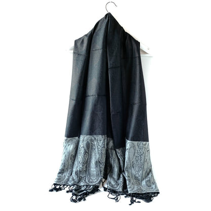 Skjerf Thai Pashmina sort | Youtrend