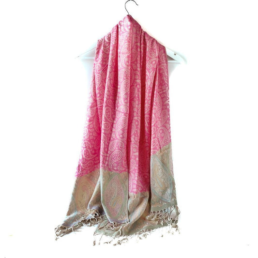 Skjerf Thai Pashmina rosa | Youtrend