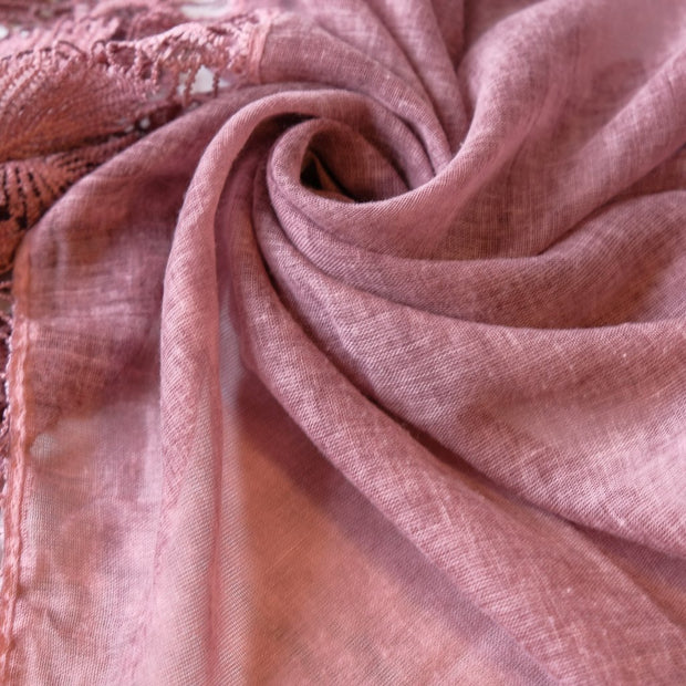 Skjerf blonder rosa | Youtrend