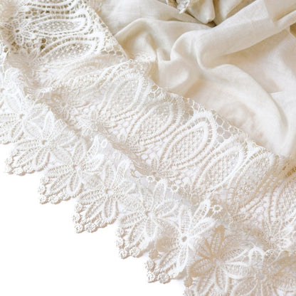 Skjerf blonder hvit | Youtrend